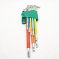 9pcs colorful hex Allen key set